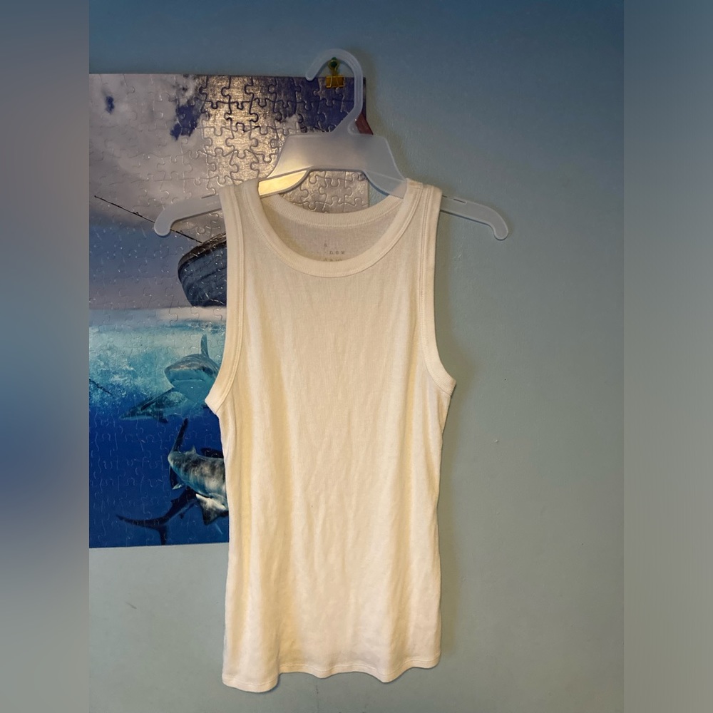 A New Day White Tank Top